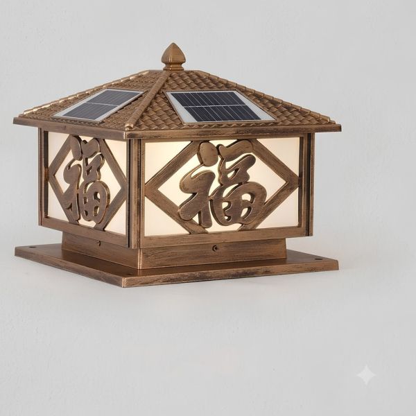 Đèn Trụ Cổng Năng Lượng Mặt Trời TC-401 (40x40cm) 1 Đèn Trụ Cổng Năng Lượng Mặt Trời TC-401 (40x40cm)